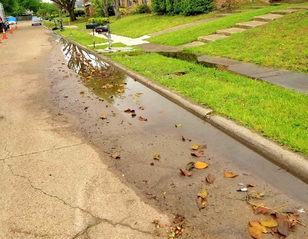 PONDING WATER Nortex Concrete Lift and Stabilization Dallas Fort Worth